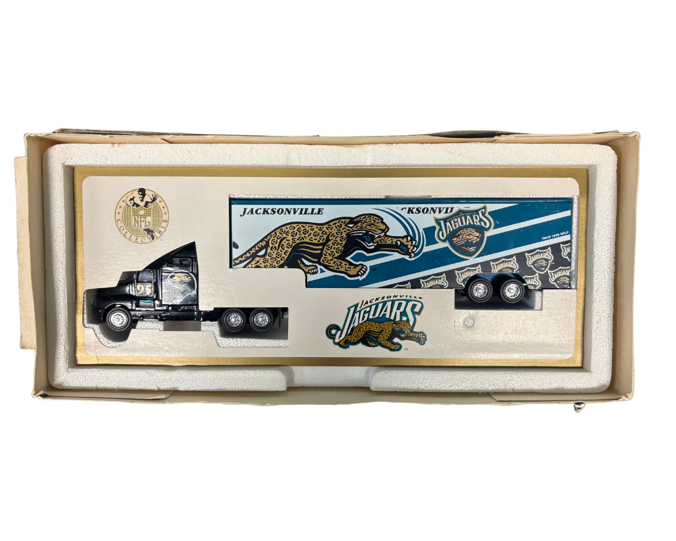 Jacksonville Jaguars 1995 Collectable Semi-Truck - officially licensed fan gear