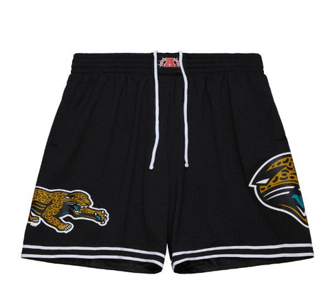 Jacksonville Jaguars Mitchell & Ness Vintage Logo Mesh Shorts