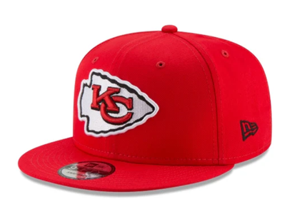 Kansas City Chiefs New Era 9Fifty Basic Snapback Hat - officially licensed fan gear