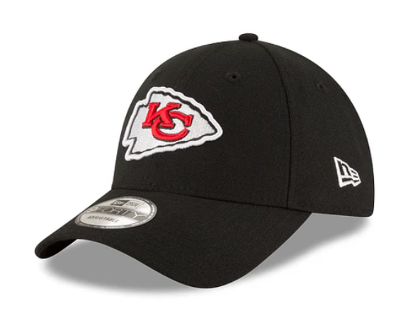 Kansas City Chiefs New Era 9Forty The League Black Adjustable Hat