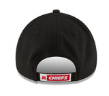 Kansas City Chiefs New Era 9Forty The League Black Adjustable Hat
