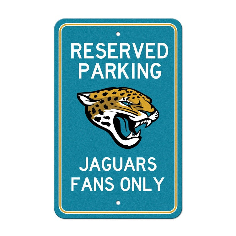 NFL Jacksonville Jaguars Logo Brands Parking Sign