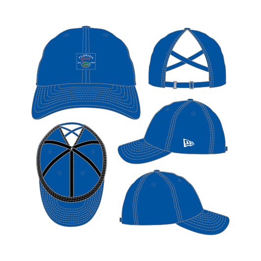 Florida Gators New Era Women's Ponytail Patch Royal Adjustable Hat