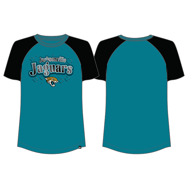 NFL Jacksonville Jaguars New Era H3 3399 Kids Team Color Short Sleeve Tee