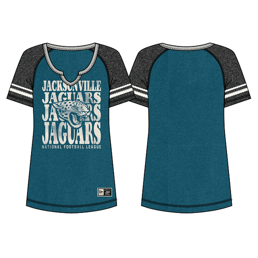 NFL Jacksonville Jaguars New Era H3 3363 Ladies Team Color Short Sleeve Tee