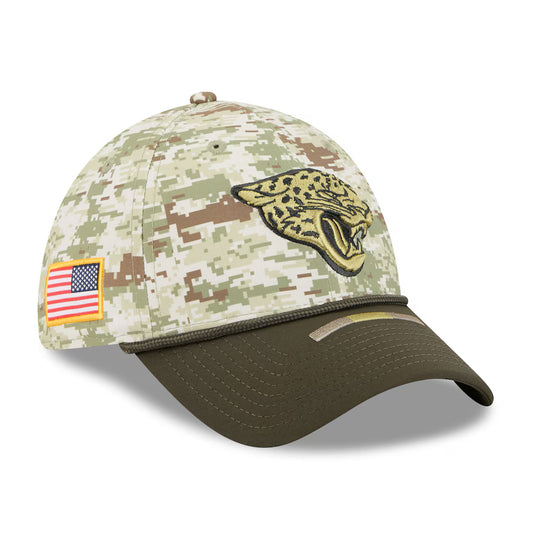 Jacksonville Jaguars Salute to Service 2025 New Era 39 Thirty Camo