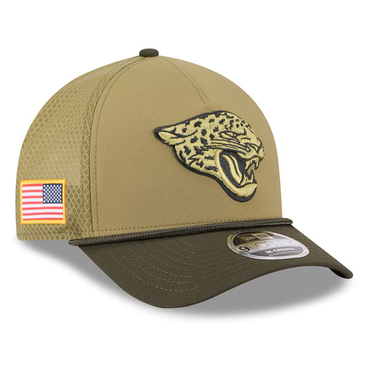 Jacksonville Jaguars Salute to Service 2025 New Era 9Forty M-Crown Adjustable A-Frame