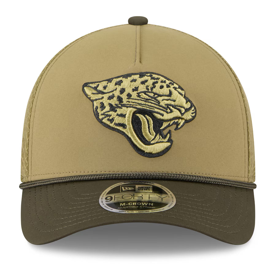 Jacksonville Jaguars Salute to Service 2025 New Era 9Forty M-Crown Adjustable A-Frame