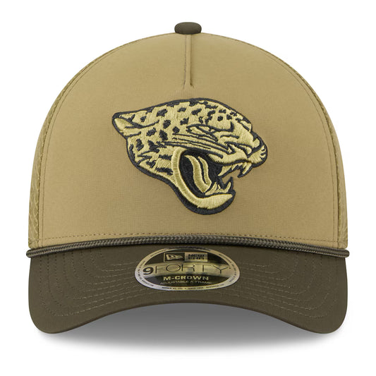 Jacksonville Jaguars Salute to Service 2025 New Era 9Forty M-Crown Adjustable A-Frame