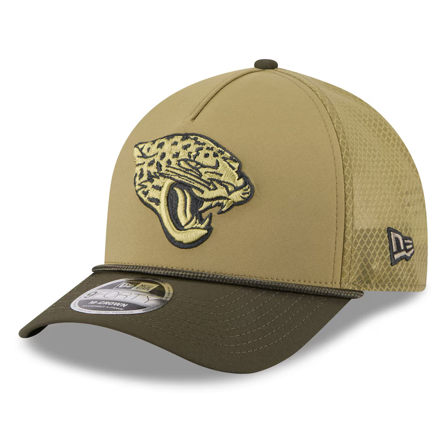 Jacksonville Jaguars Salute to Service 2025 New Era 9Forty M-Crown Adjustable A-Frame