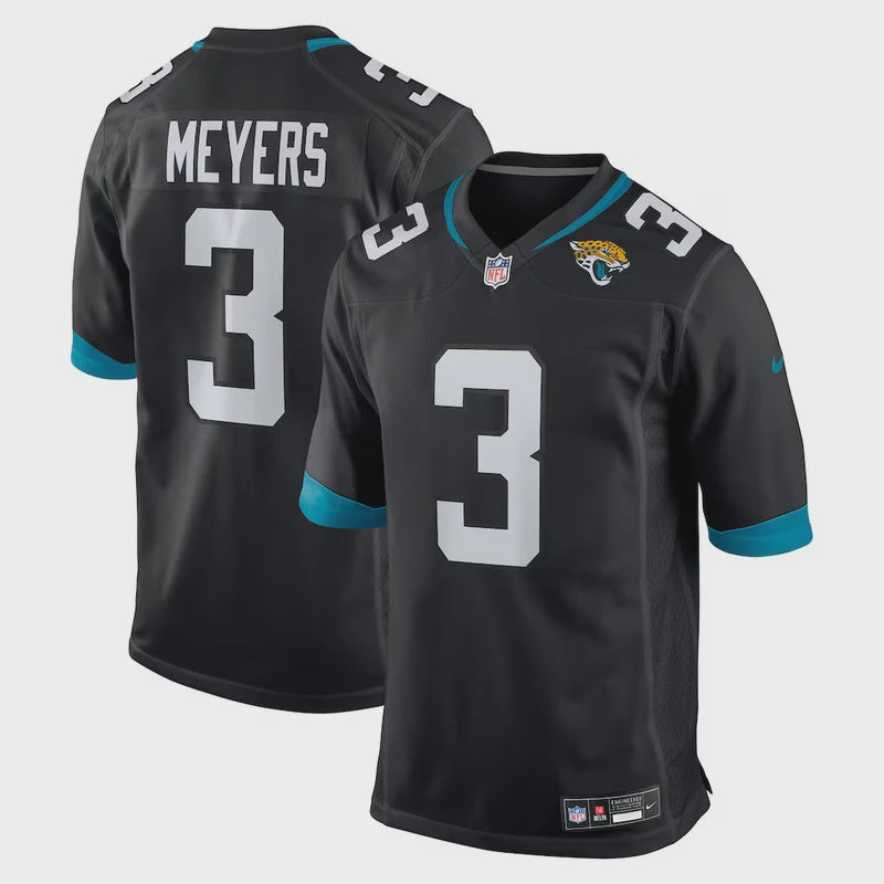 NFL Jacksonville Jaguars Nike Youth Jakobi Meyers Black Alternate Game Jersey