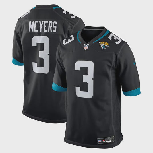 NFL Jacksonville Jaguars Nike Youth Jakobi Meyers Black Alternate Game Jersey