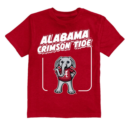 NCAA Alabama Crimson Tide Vive La Fete Toddler Boys Mascot Red T-Shirt