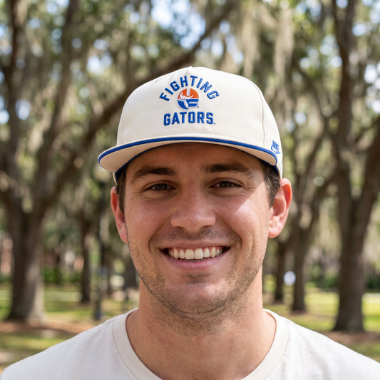 Florida Gators Nike Pro Vintage 5-panel cap worn on campus