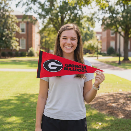 NCAA Georgia Bulldogs Rico 8-Piece Mini Pennant Pack - lifestyle video