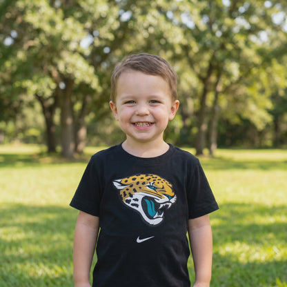 NFL Jacksonville Jaguars Nike Toddler Logo Cotton Short Sleeve Tee - Black - lifestyle video