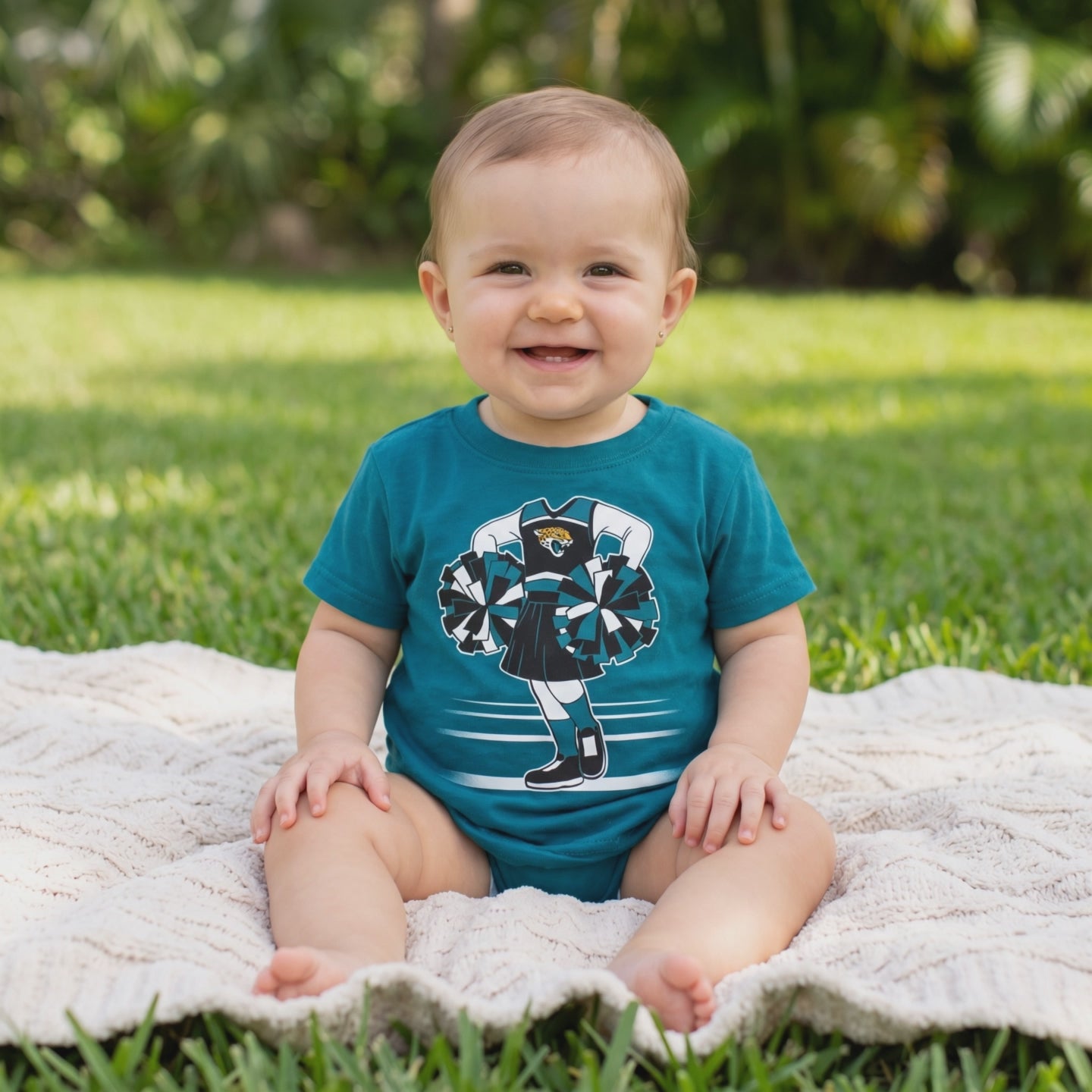 NFL Jacksonville Jaguars Outerstuff Infant Game Fit Girl Short Sleeve Tee - lifestyle video