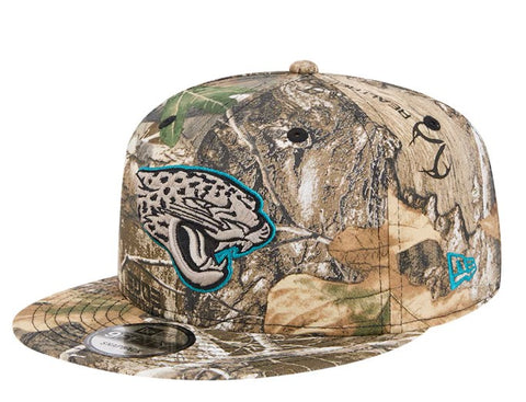 Jacksonville Jaguars New Era Realtree Camo Active 9Fifty Snapback Hat