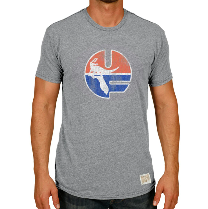 University of Florida Gators Retro Brand Vintage UF Tri-Blend T-Shirt
