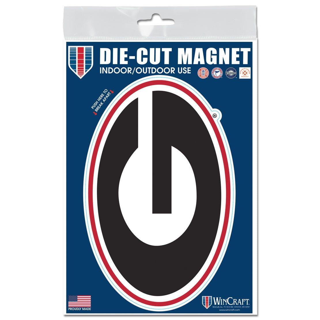 NCAA Georgia Bulldogs WinCraft 3x5 Outdoor Magnet