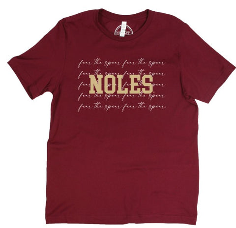 Florida State Seminoles Capri Designs Ladies Script Tee