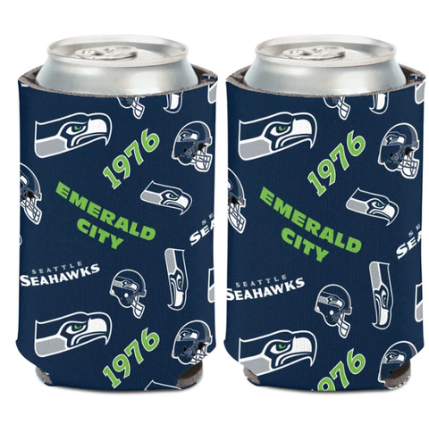 Seattle Seahawks Wincraft Scatterprint  12oz Can Cooler
