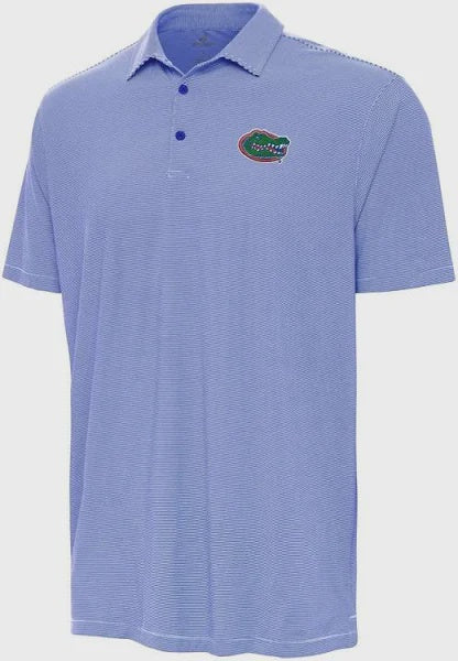 Florida Gators Twine Polo Antigua Blue