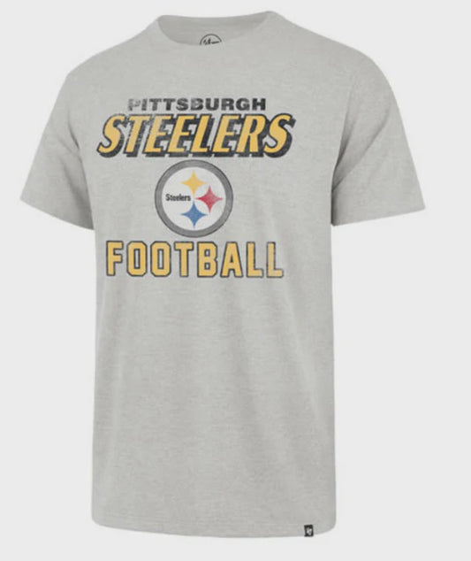 Pittsburgh Steelers Relay Grey Dozer Franklin Tee Men