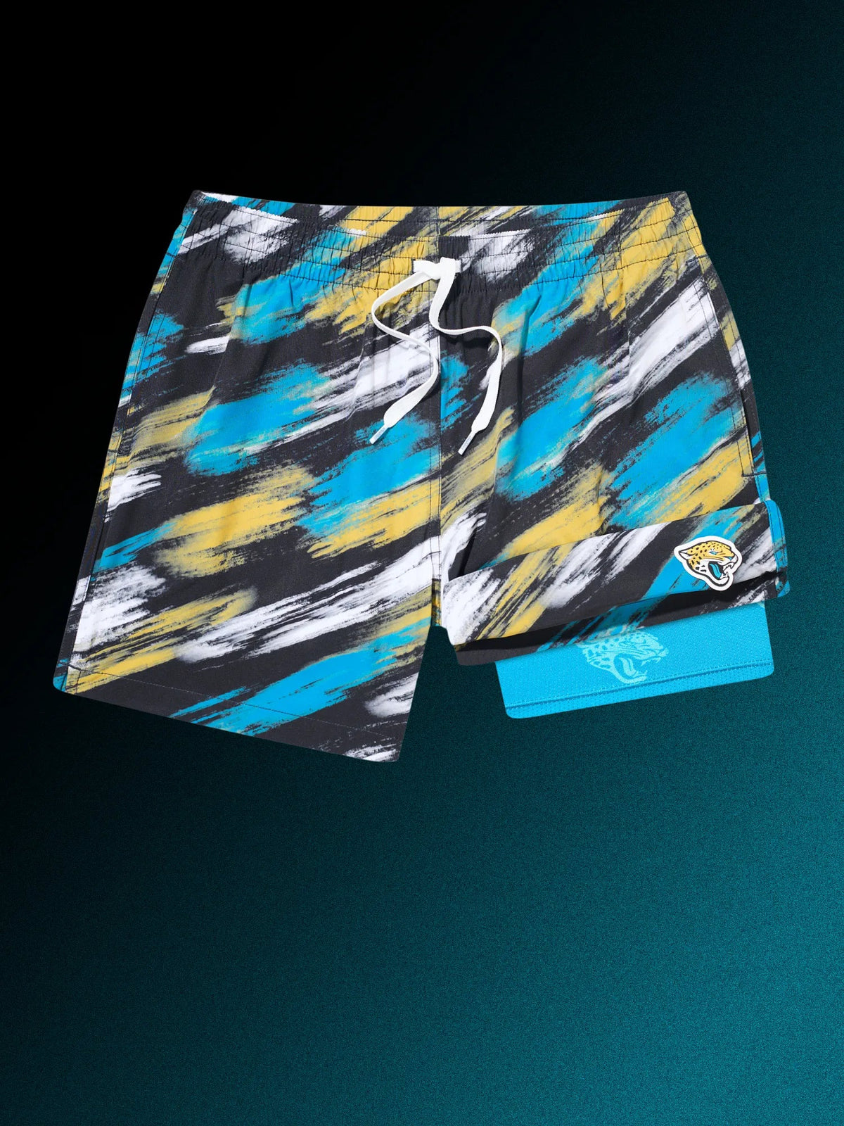 NFL Jacksonville Jaguars Chubbies Color Blitz Classic Lined 5.5 Inch Swim Trunk
