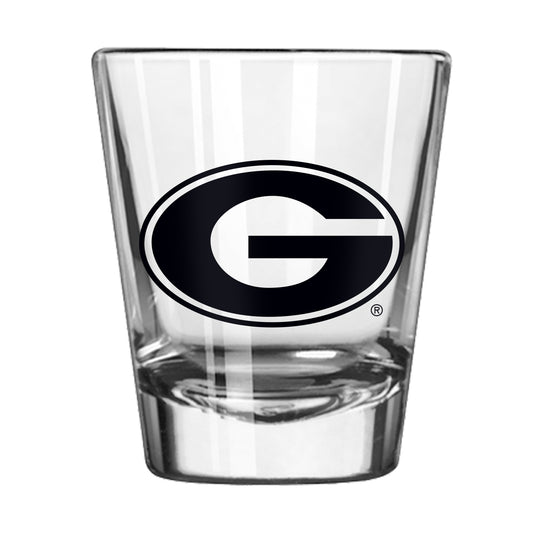 NCAA Georgia Bulldogs Logo Brands 2oz Gameday Shot Glass