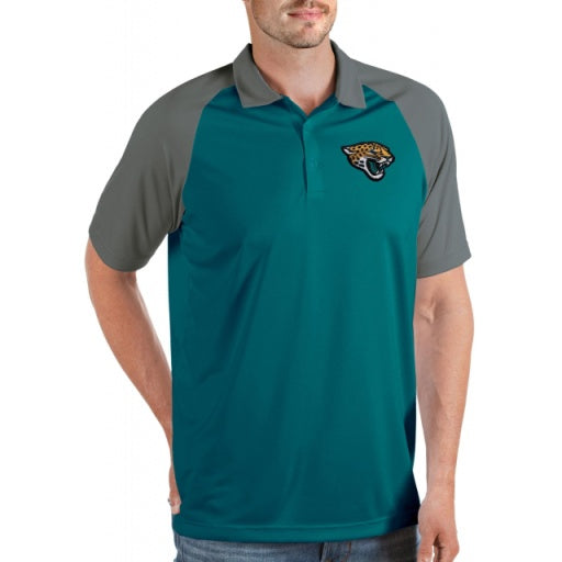 Jacksonville Jaguars Nova Teal/Grey Polo
