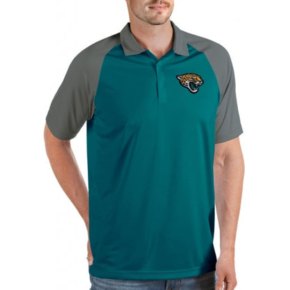 Jacksonville Jaguars Nova Teal/Grey Polo