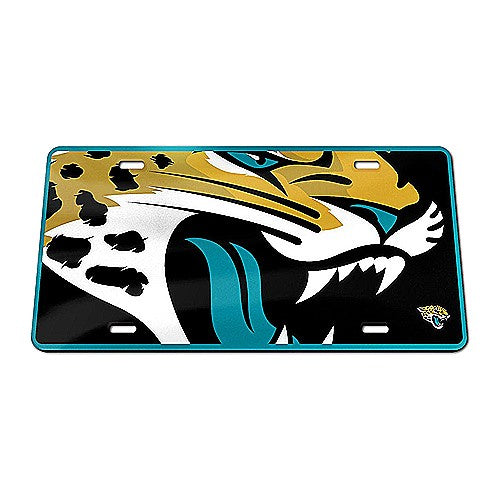 NFL Jacksonville Jaguars WinCraft MEGA Specialty Acrylic License Plate
