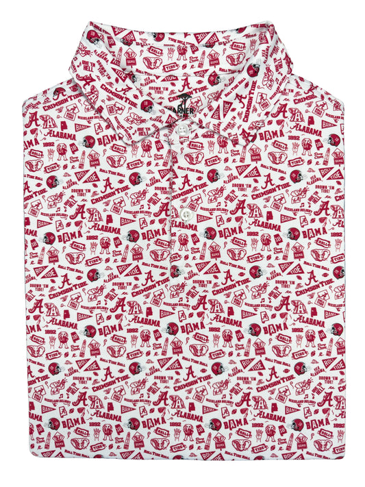 UA Bama Gameday Polo - Warner Safari