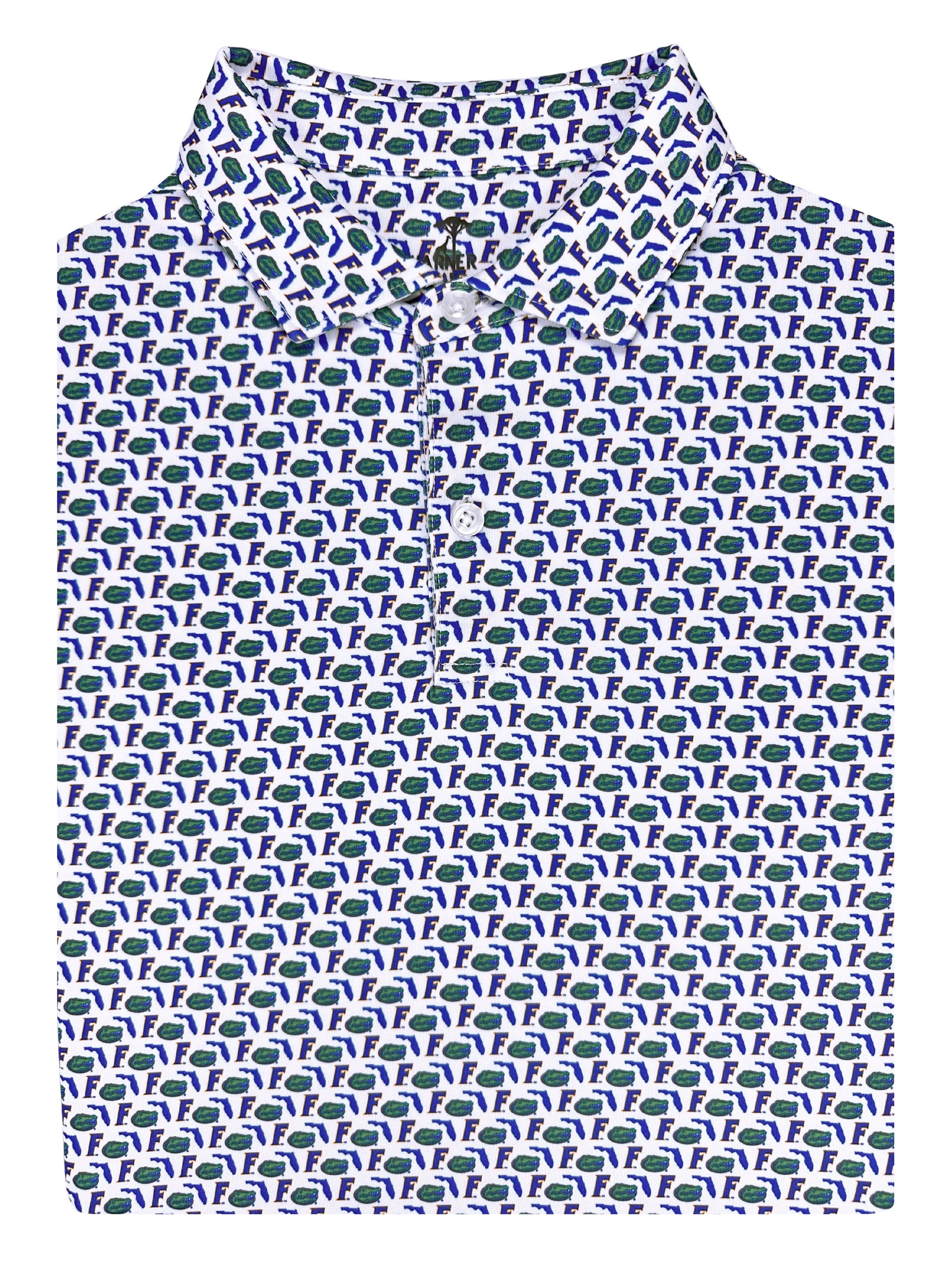 UF Old Florida Print Polo - Warner Safari