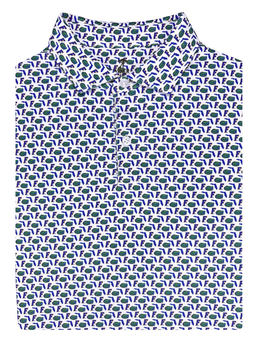 UF Old Florida Print Polo - Warner Safari
