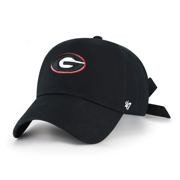 NCAA Georgia Bulldogs '47 Brand Bow Back Clean Up Black Hat