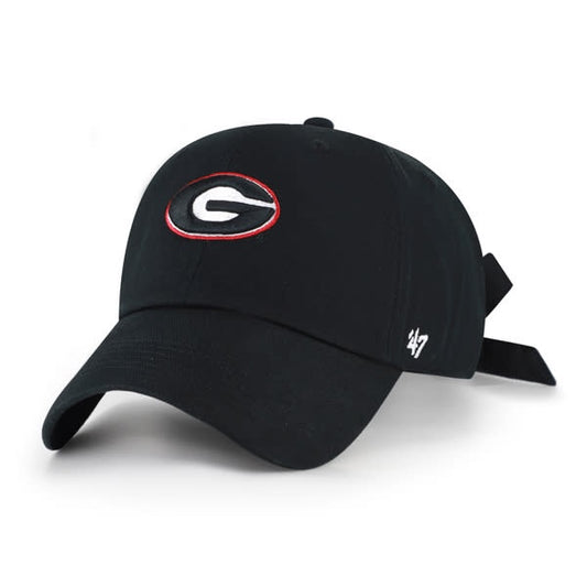NCAA Georgia Bulldogs '47 Brand Bow Back Clean Up Black Hat