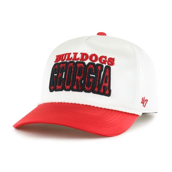 NCAA Georgia Bulldogs '47 Brand Trendy Block Hitch White Hat