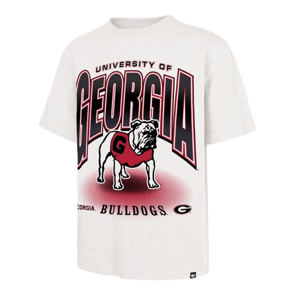 NCAA Georgia Bulldogs '47 Brand Team Flex Foundation Sandstone Tee