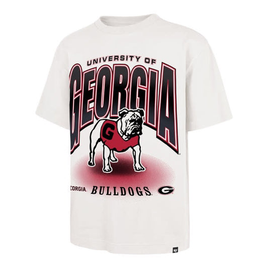 NCAA Georgia Bulldogs '47 Brand Team Flex Foundation Sandstone Tee
