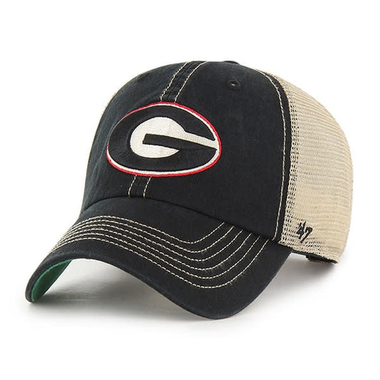 NCAA Georgia Bulldogs '47 Brand Trawler Clean Up Black Hat