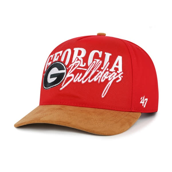 NCAA Georgia Bulldogs '47 Brand Scribe Line Hitch Red Hat