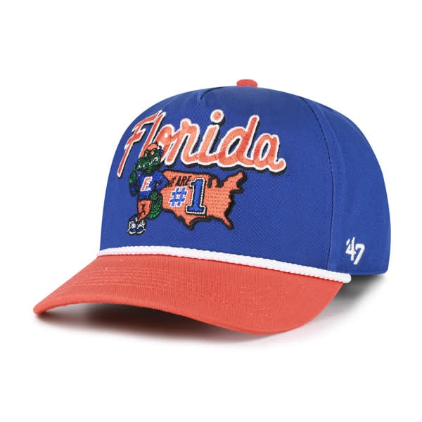 NCAA Florida Gators '47 Brand Mascot Mania Hitch Royal Hat