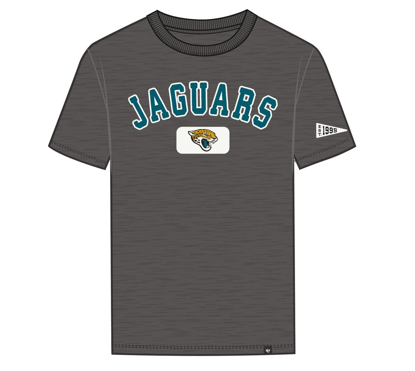 NFL Jacksonville Jaguars '47 Brand Seymoore Heavy Slub Coal Tee