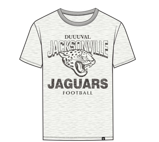 NFL Jacksonville Jaguars '47 Brand Head On Scrum Sandstone Tee