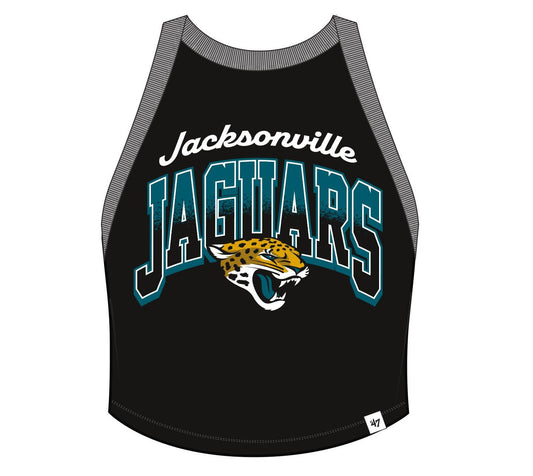 NFL Jacksonville Jaguars '47 Brand Shimmer Shadow Sporty Black Tank