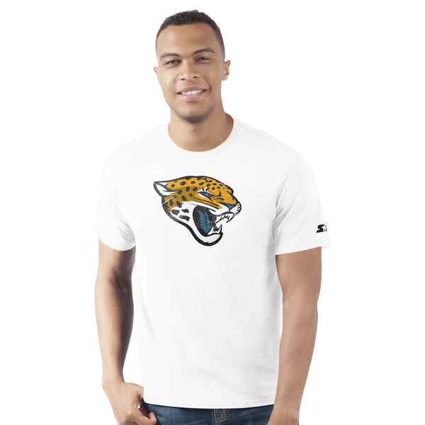 NFL Jacksonville Jaguars Starter Jaguar logo white tee