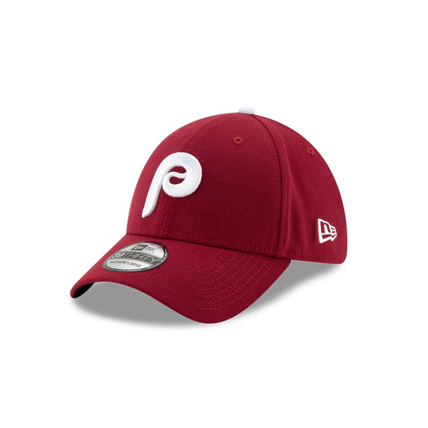 MLB Philadelphia Phillies Men's New Era Maroon 39Thirty Flex Hat