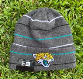 NFL Jacksonville Jaguars New Era Striped Beanie